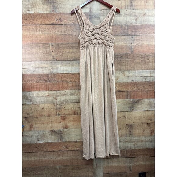 Aerie Crochet Maxi Dress Medium NWT - Picture 4 of 6